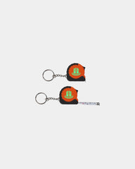 Custom tape measure keychain with 3.25-ft ruler - Orange