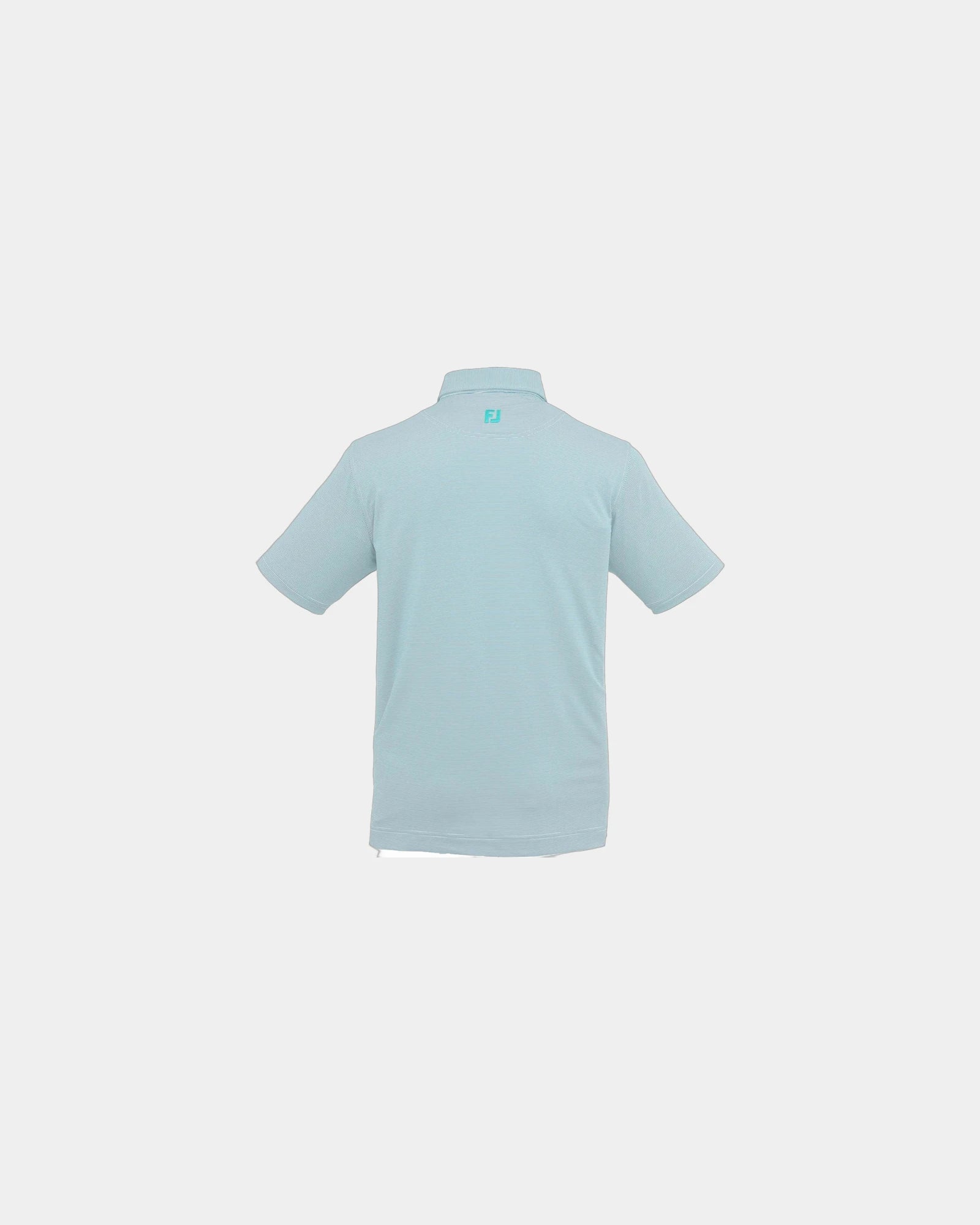 Custom moisture-wicking MicroFeeder stripe polo - Jade (635)