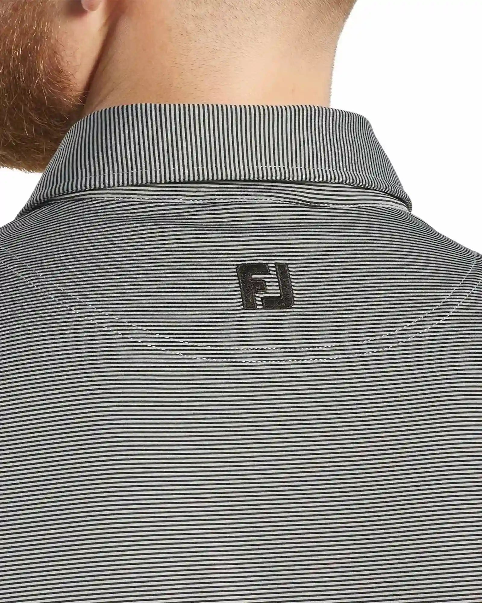 Custom moisture-wicking MicroFeeder stripe polo - 3