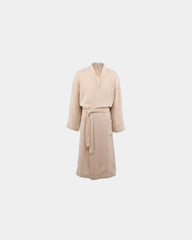 Custom cotton robe for unisex team gifting - Stone (135)