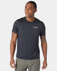 Custom moisture-wicking men's performance tee UPF 30 - Gw Black (998)