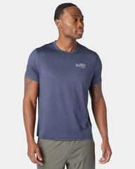 Custom moisture-wicking men's performance tee UPF 30 - Gw Navy (453)