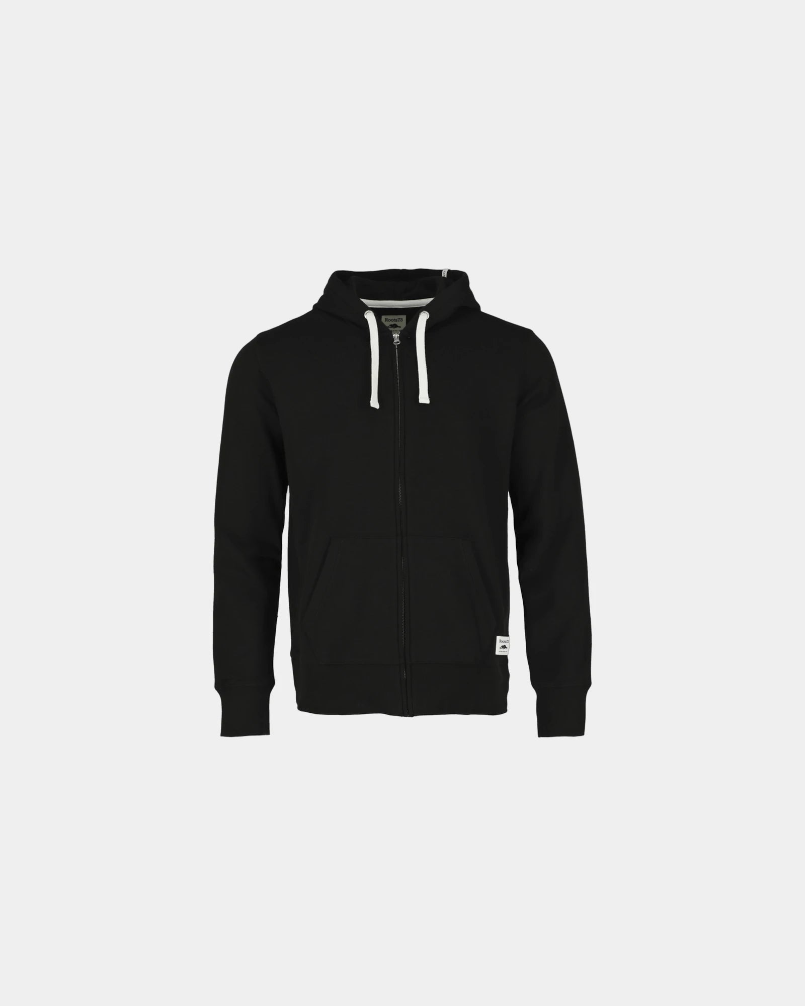 Custom sueded fleece full-zip hoody for men - 1