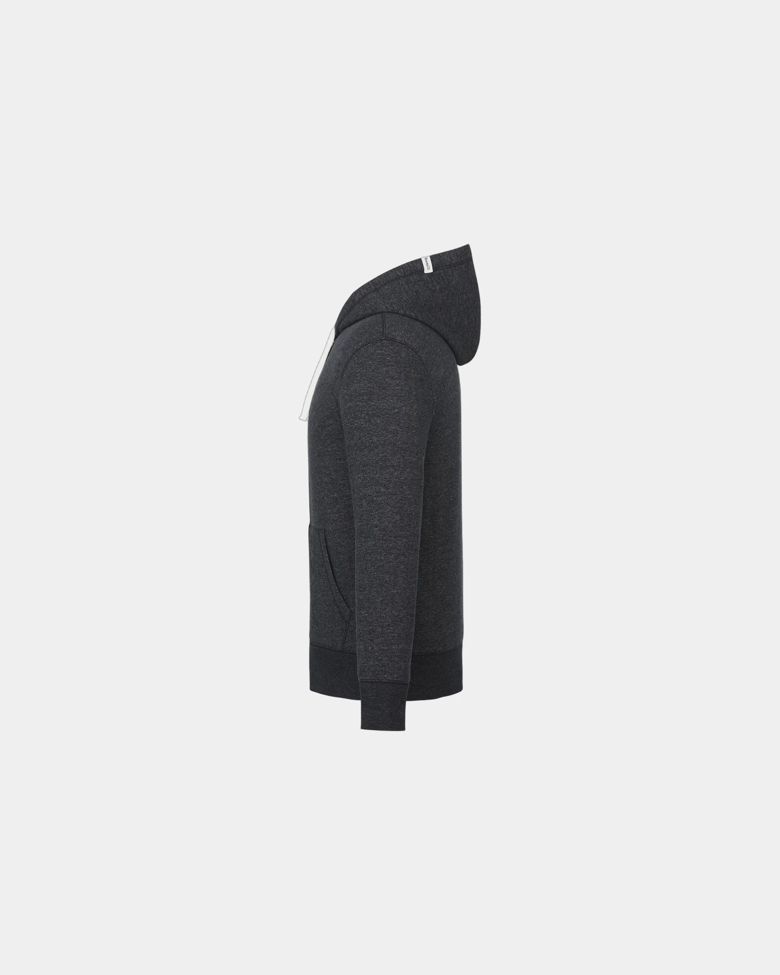 Custom sueded fleece full-zip hoody for men - 4