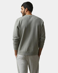Custom cotton French terry men's crew sweatshirt - 5