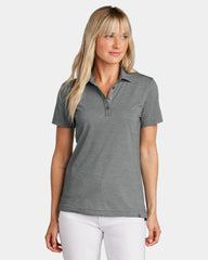 Custom pima cotton women's polo wrinkle-resistant shirt - Dark Grey Heather