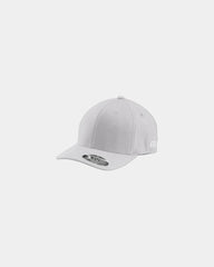 Custom cotton blend solid cap with snapback closure - Light Heather Grey