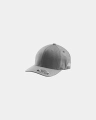 Custom cotton blend solid cap with snapback closure - Quiet Shade Grey Heather