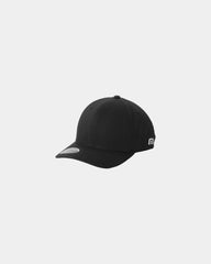 Custom cotton blend solid cap with snapback closure - Black
