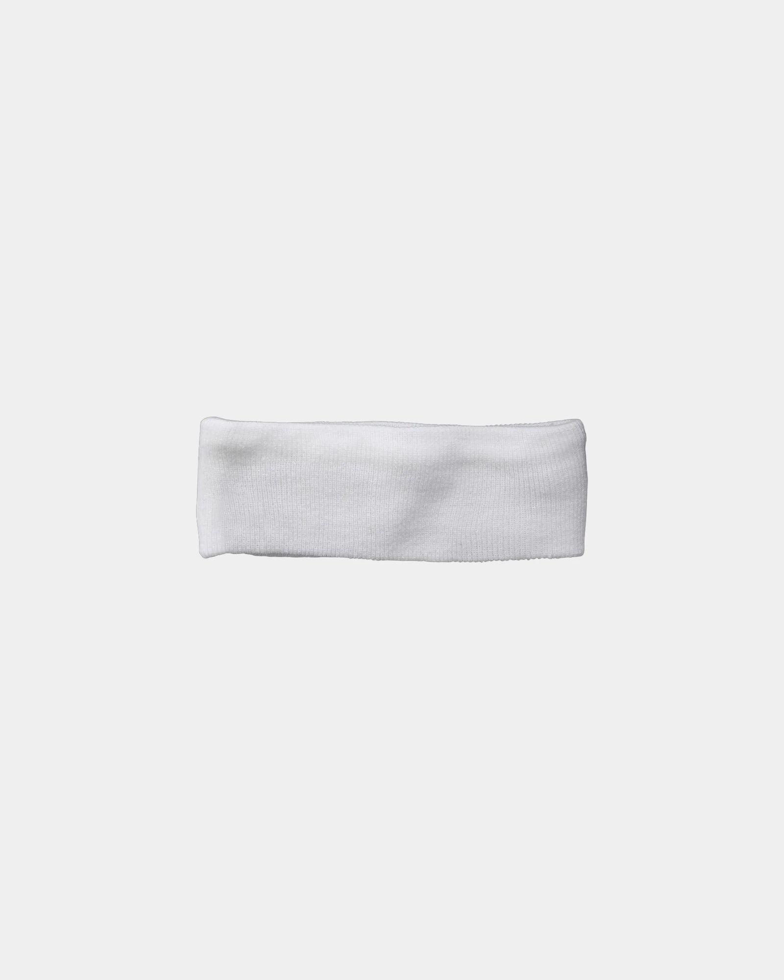 Custom knit headband for team workouts and travel - White (125)