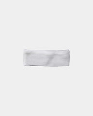 Custom knit headband for team workouts and travel - White (125)