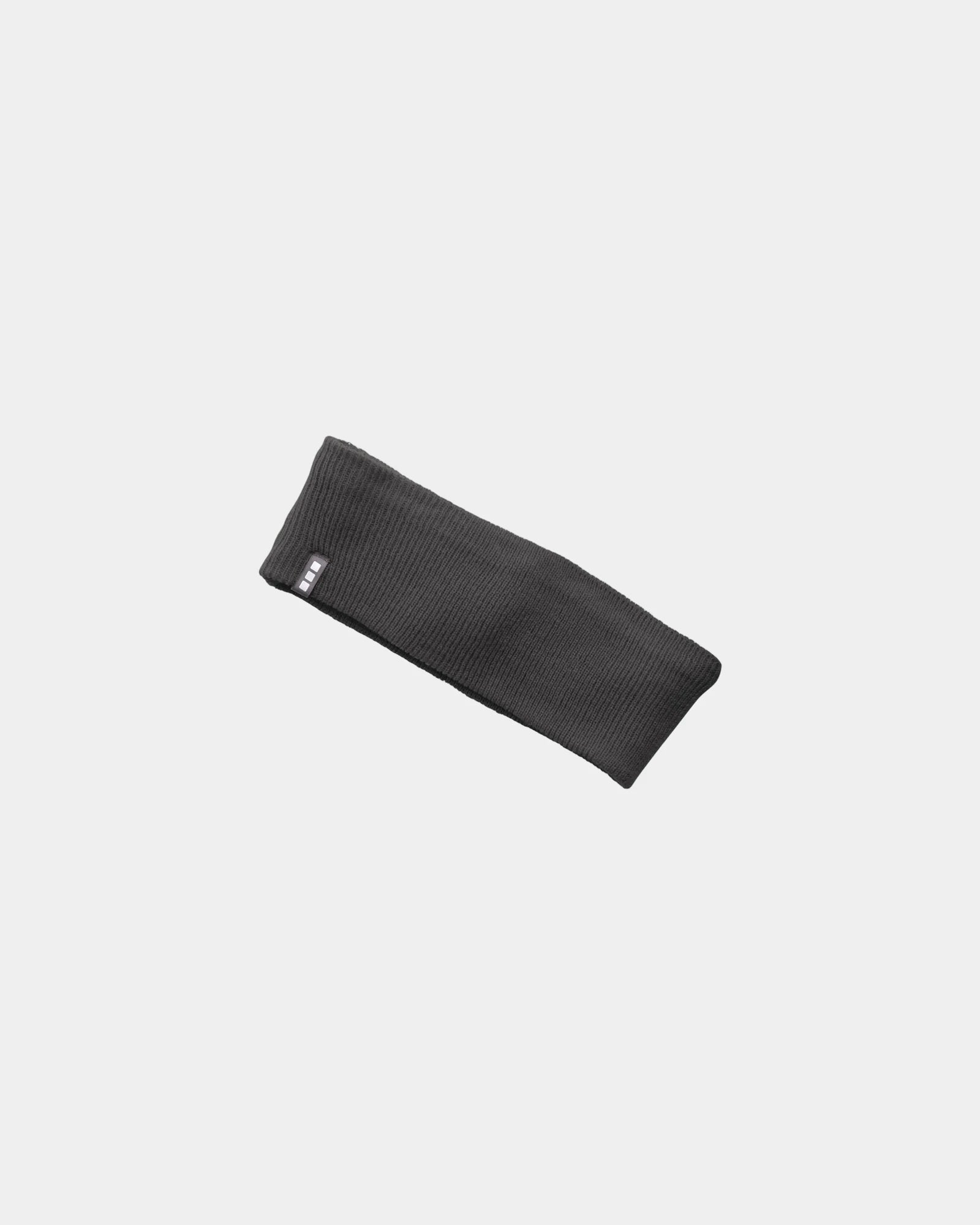 Custom knit headband for team workouts and travel - Charcoal (990)