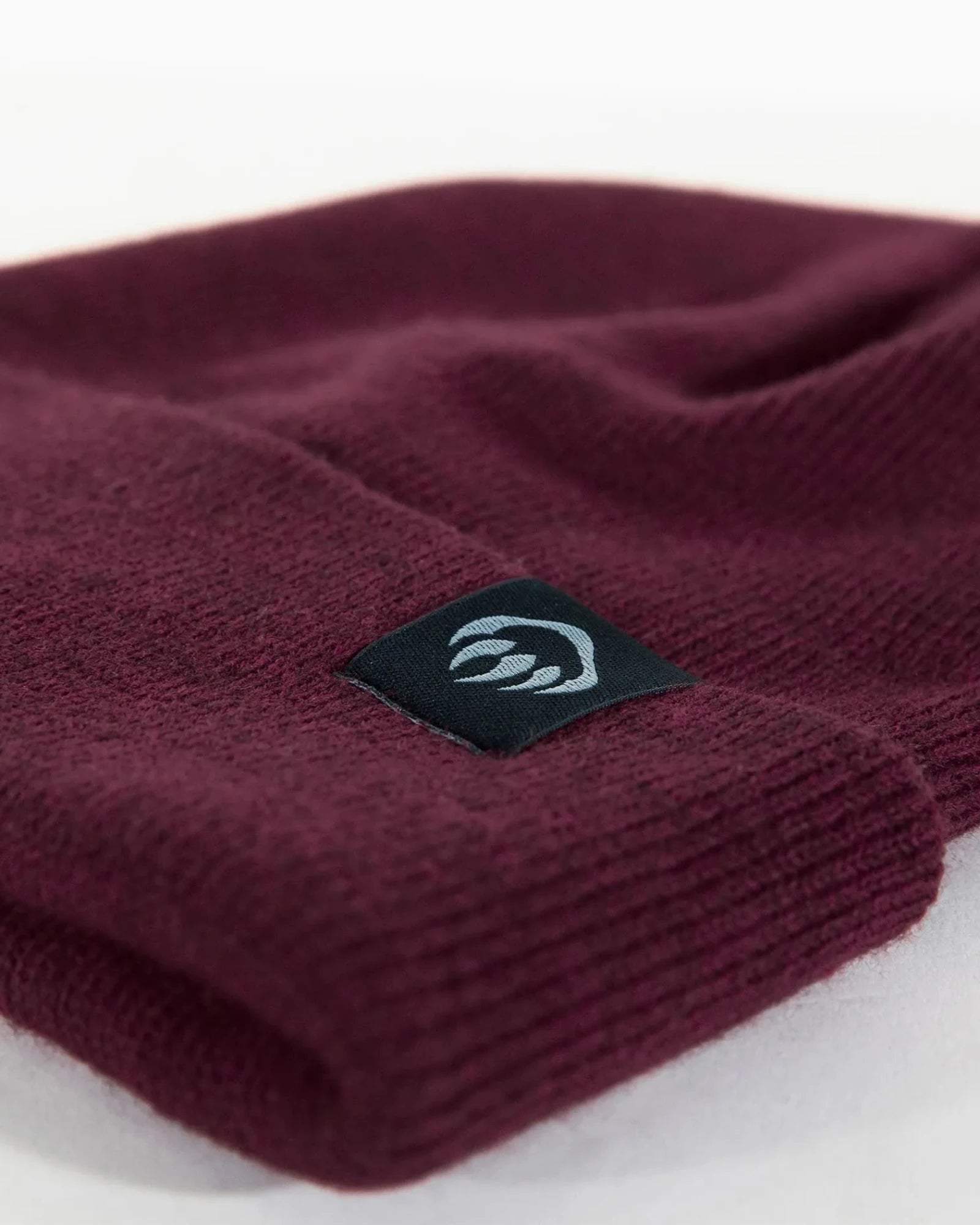 Custom knit watch beanie with embroidered logo cuff - 4