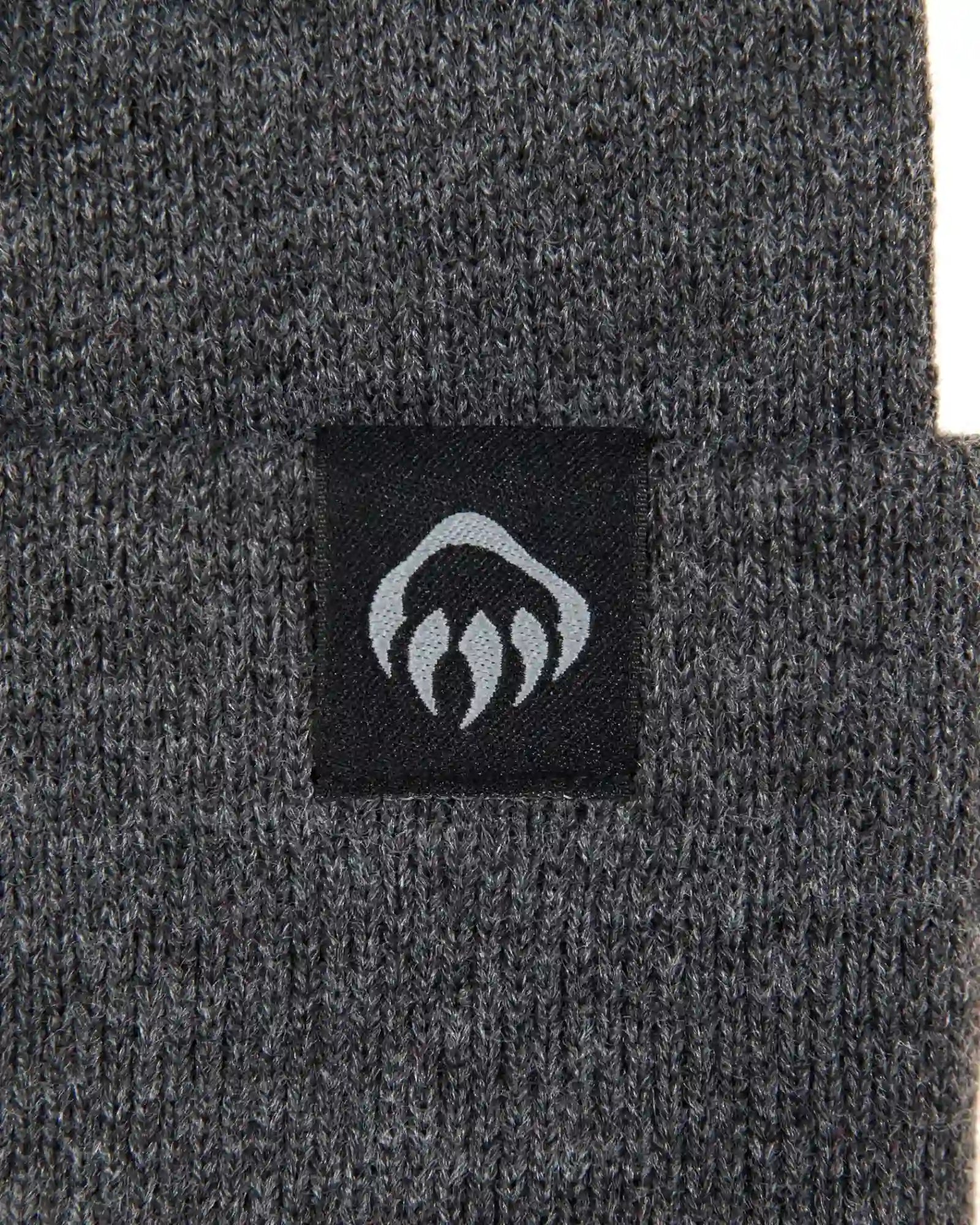 Custom knit watch beanie with embroidered logo cuff - 5