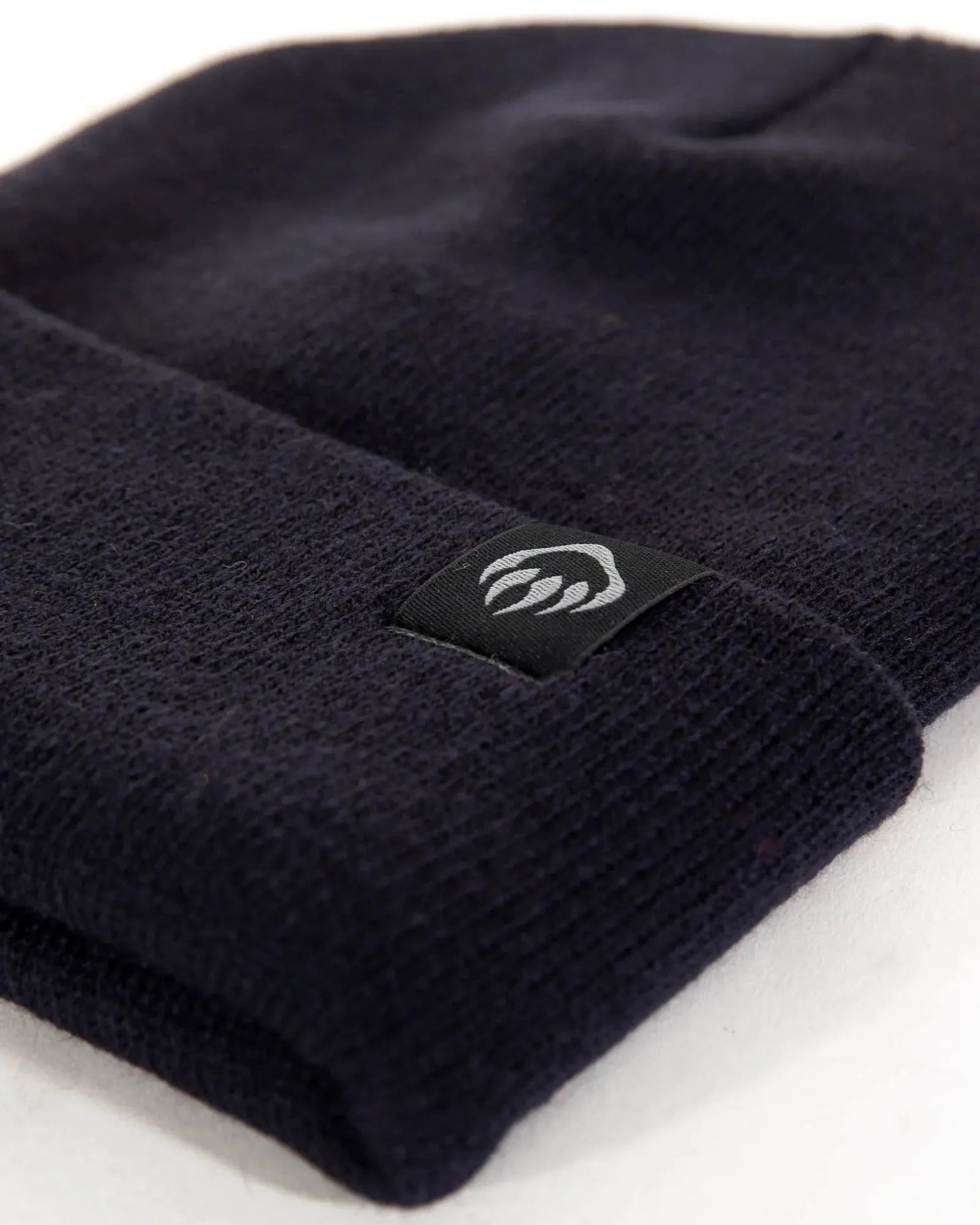 Custom knit watch beanie with embroidered logo cuff - 9