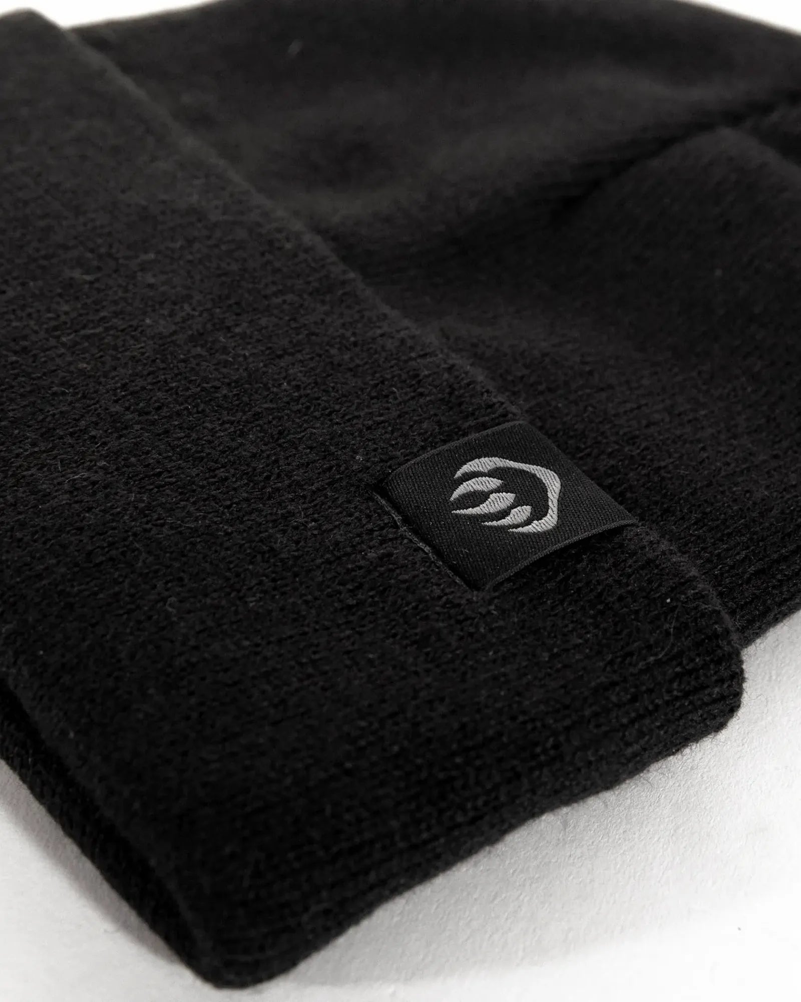 Custom knit watch beanie with embroidered logo cuff - 2