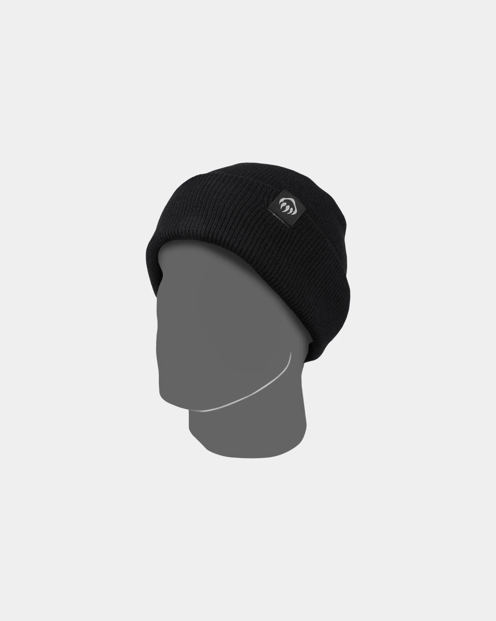 Custom knit watch beanie with embroidered logo cuff - 12
