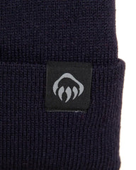 Custom knit watch beanie with embroidered logo cuff - 8
