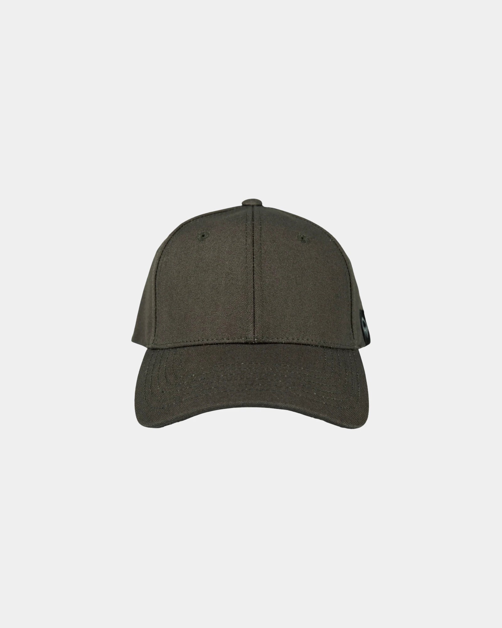 Custom cotton canvas 6-panel cap with snapback closure - Black Olive (084)