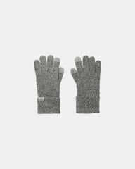 Custom knit texting gloves with touchscreen fingertips - Charcoal Mix (987)