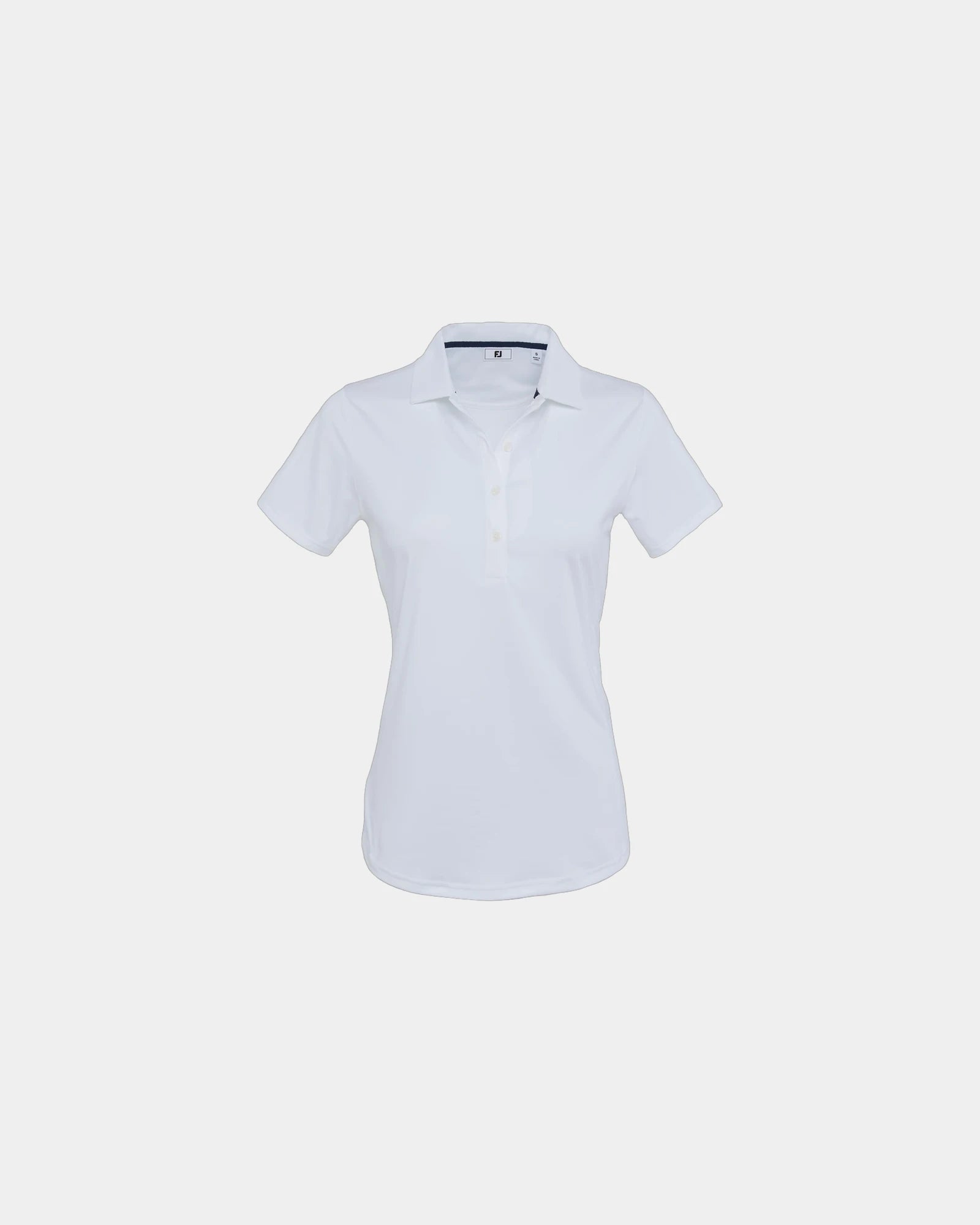 Custom moisture-wicking women's golf polo shirt - White (125)