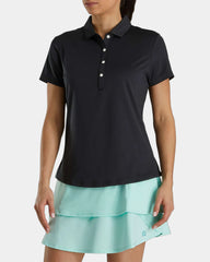 Custom moisture-wicking women's golf polo shirt - 12