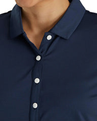Custom moisture-wicking women's golf polo shirt - 9