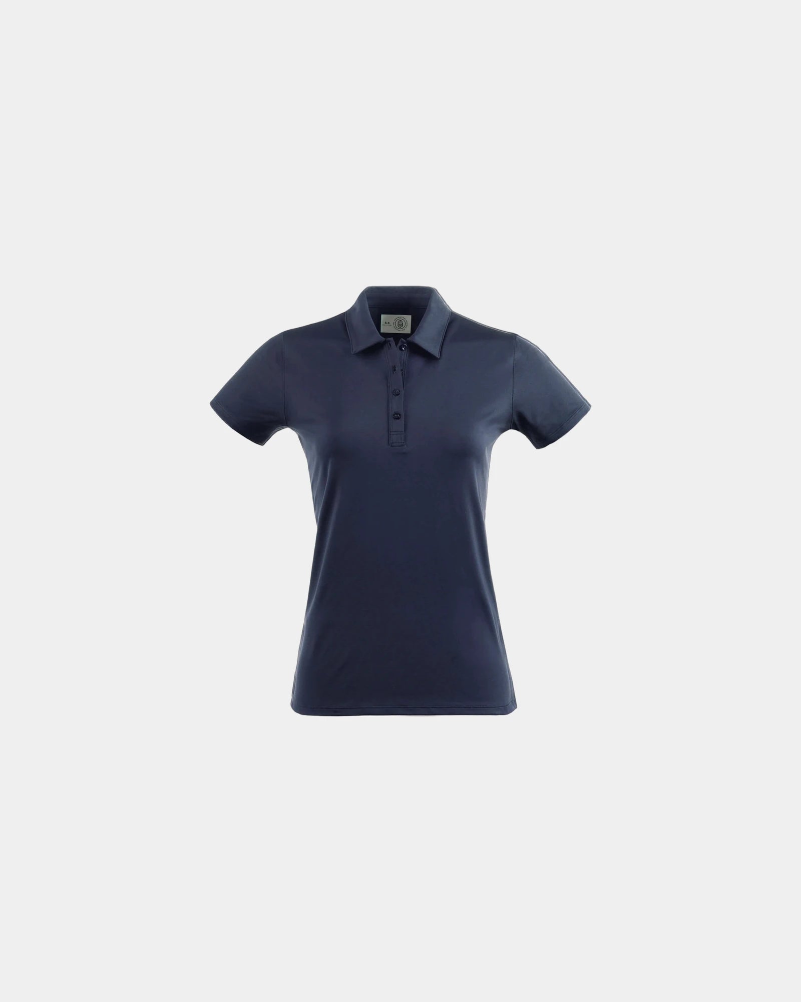 Custom women's stretch tech polo with UPF 30 protection - Gw Navy (453)