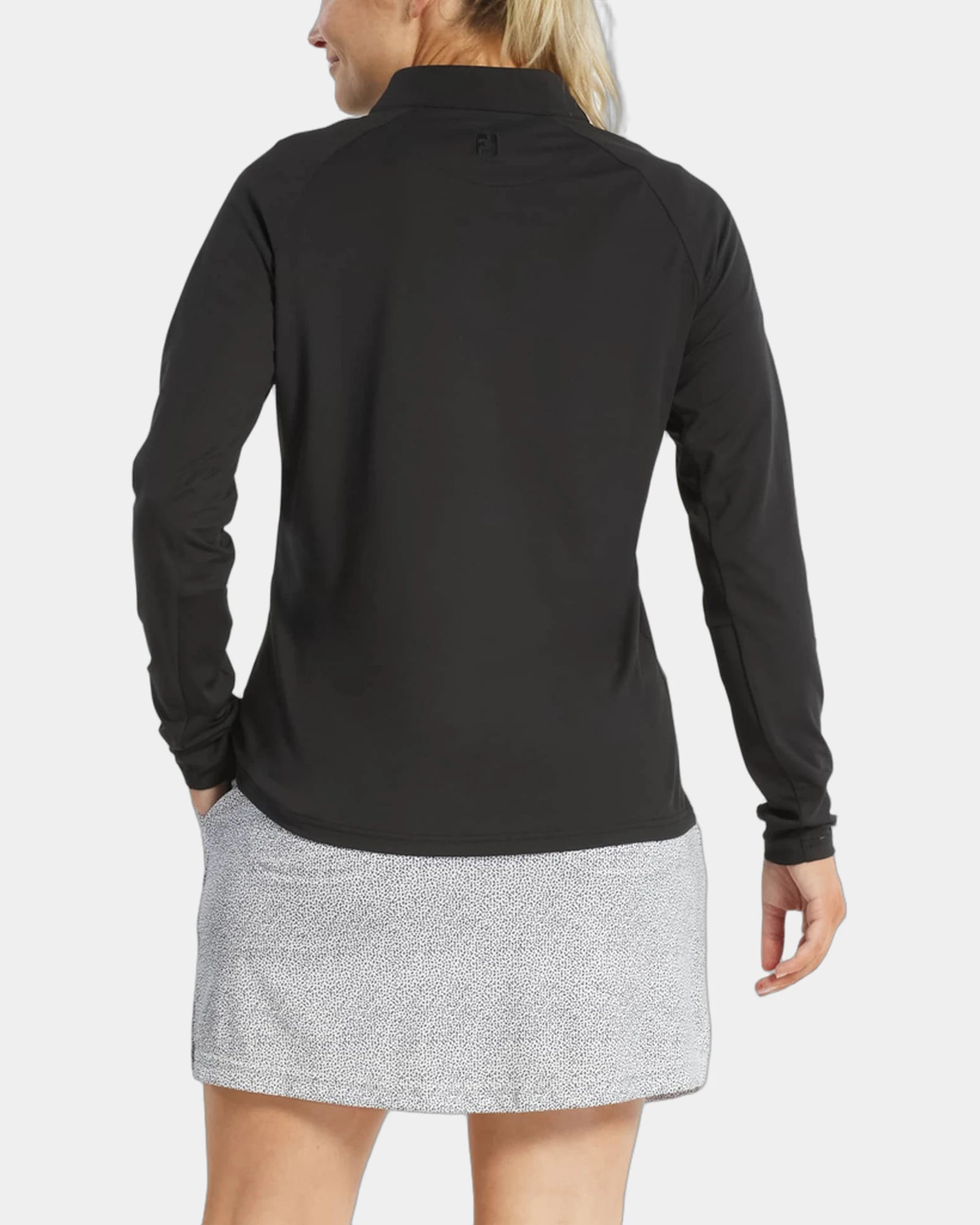Custom four-way stretch women's quarter-zip pullover - 5