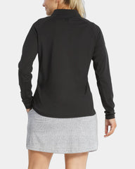 Custom four-way stretch women's quarter-zip pullover - 5