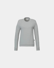 Custom cotton French terry crew sweatshirt women's - Titanium (950)