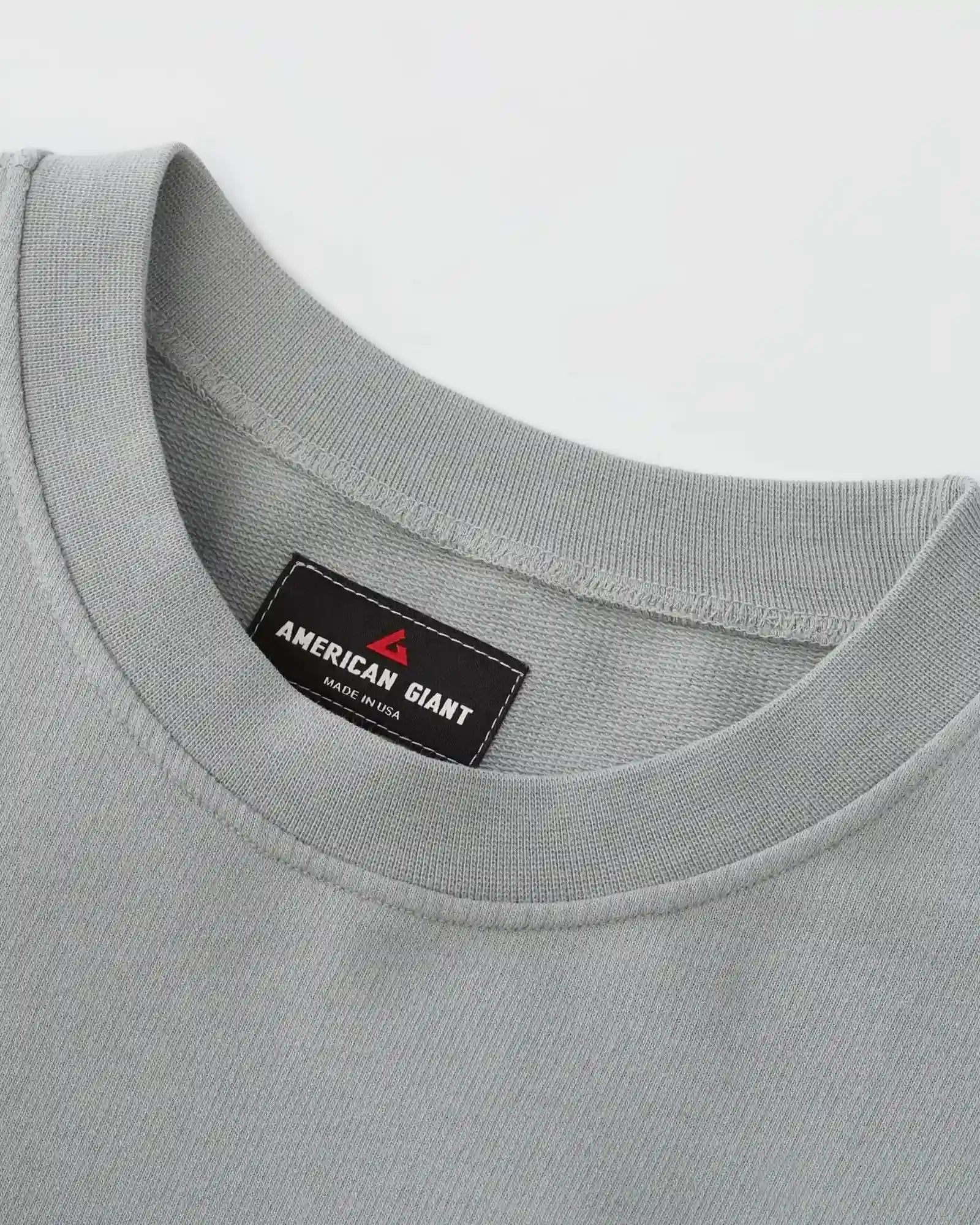 Custom cotton French terry crew sweatshirt women's - 5