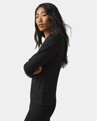Custom cotton French terry crew sweatshirt women's - 10