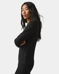 Custom cotton French terry crew sweatshirt women's - 3
