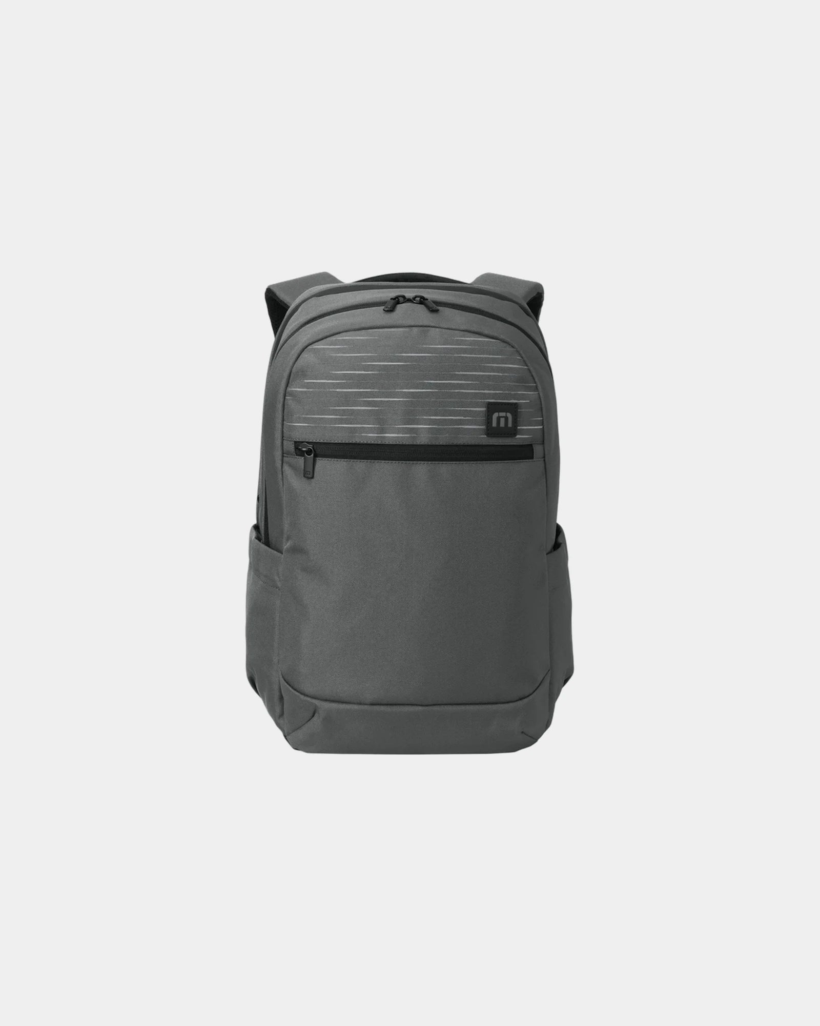 Custom 600D laptop backpack with padded compartment - Graphite