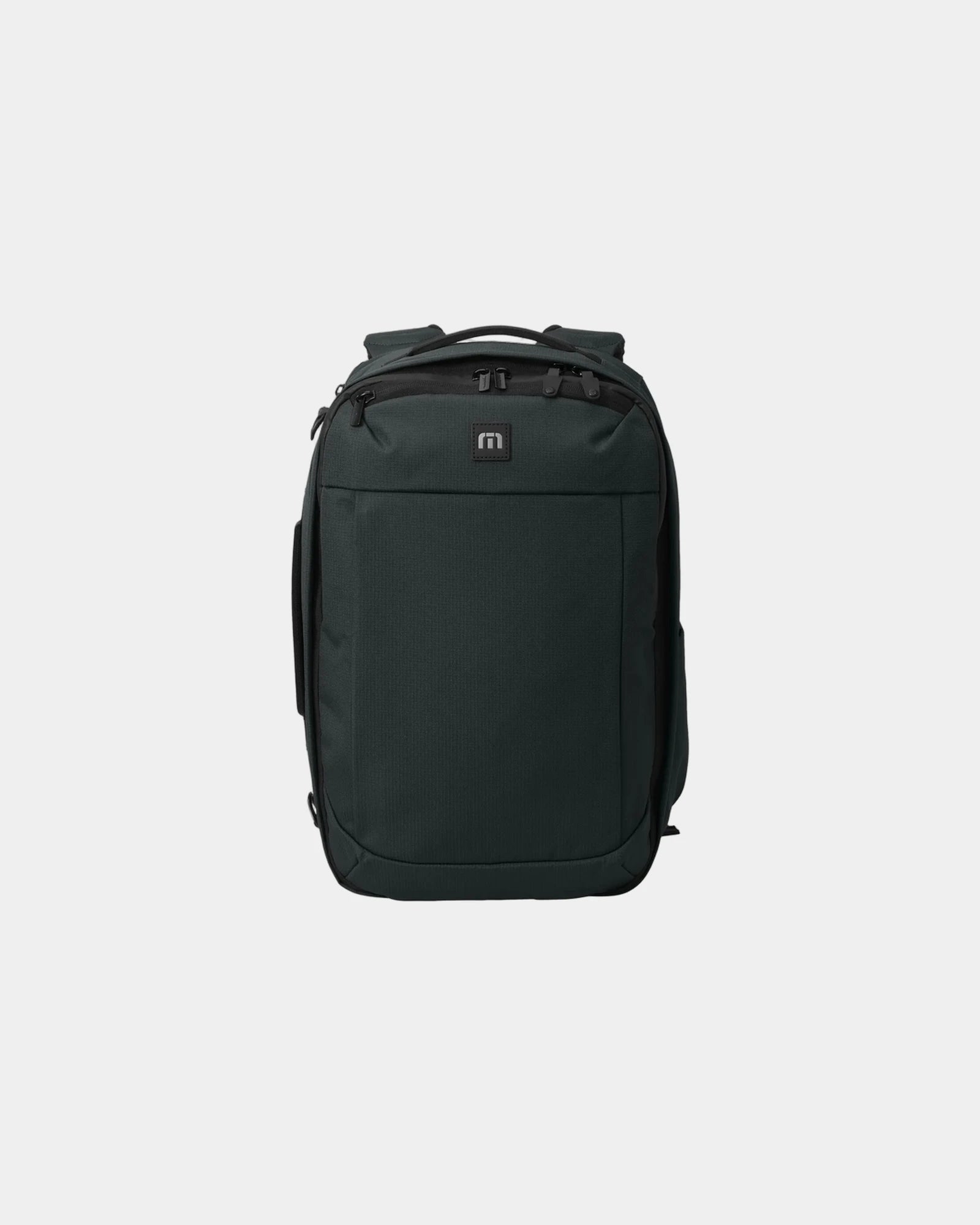 Custom water-resistant convertible laptop backpack - Black