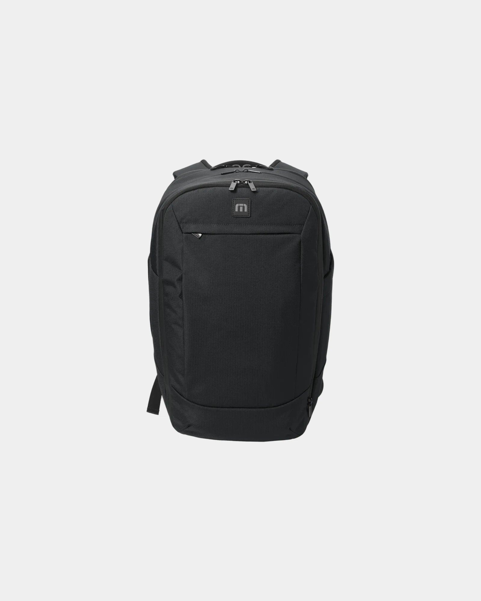Custom water-resistant laptop backpack 16" sleeve - Black