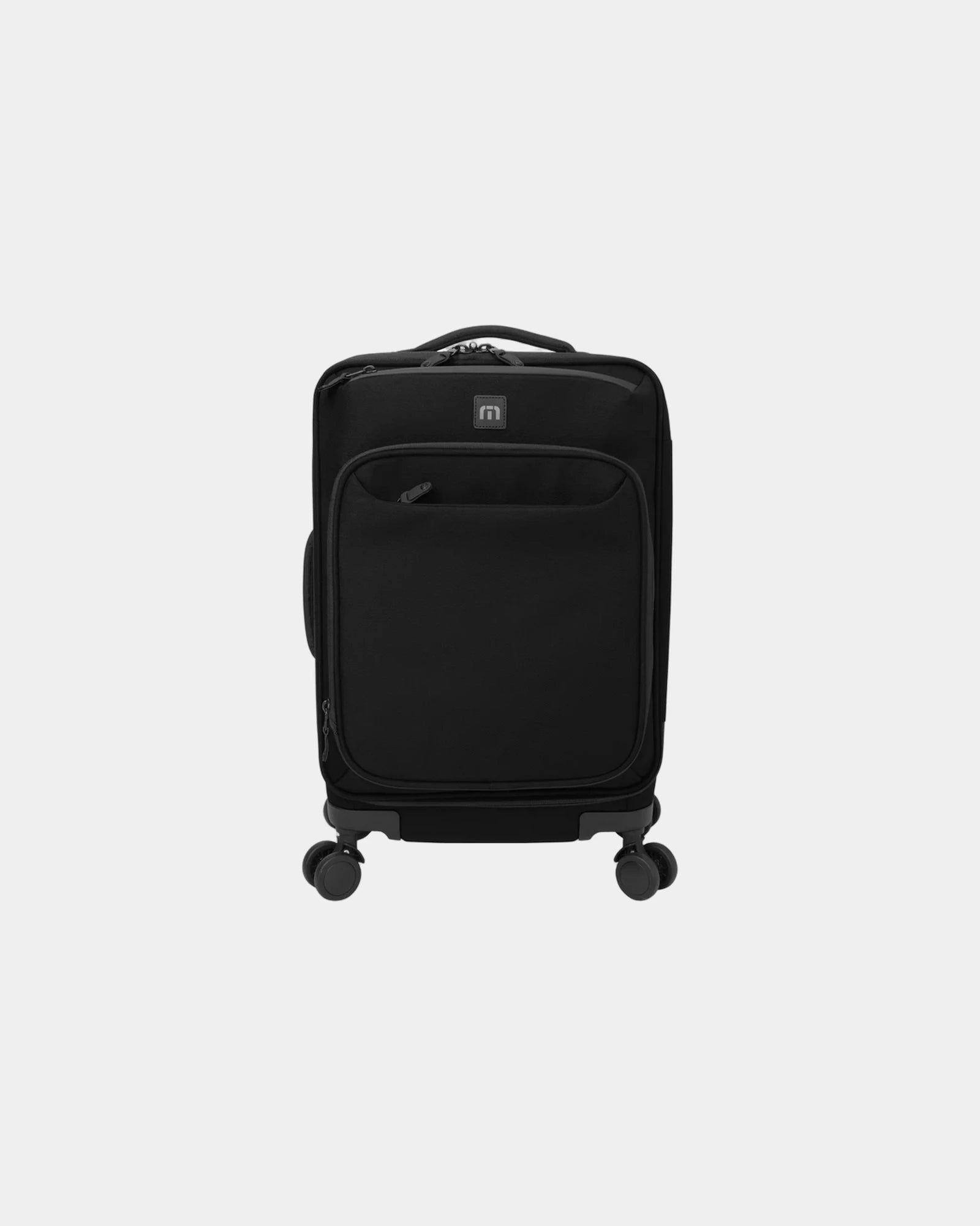 Custom 22" carry-on spinner luggage with 4 wheels - Black