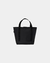 Custom recycled nylon daytripper tote with laptop sleeve - Black