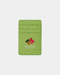 Custom RFID-blocking polyester wallet with 6 pockets - Green-Lime