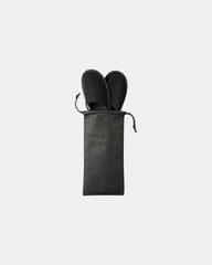 Custom travel slippers in polyester drawstring pouch - 2