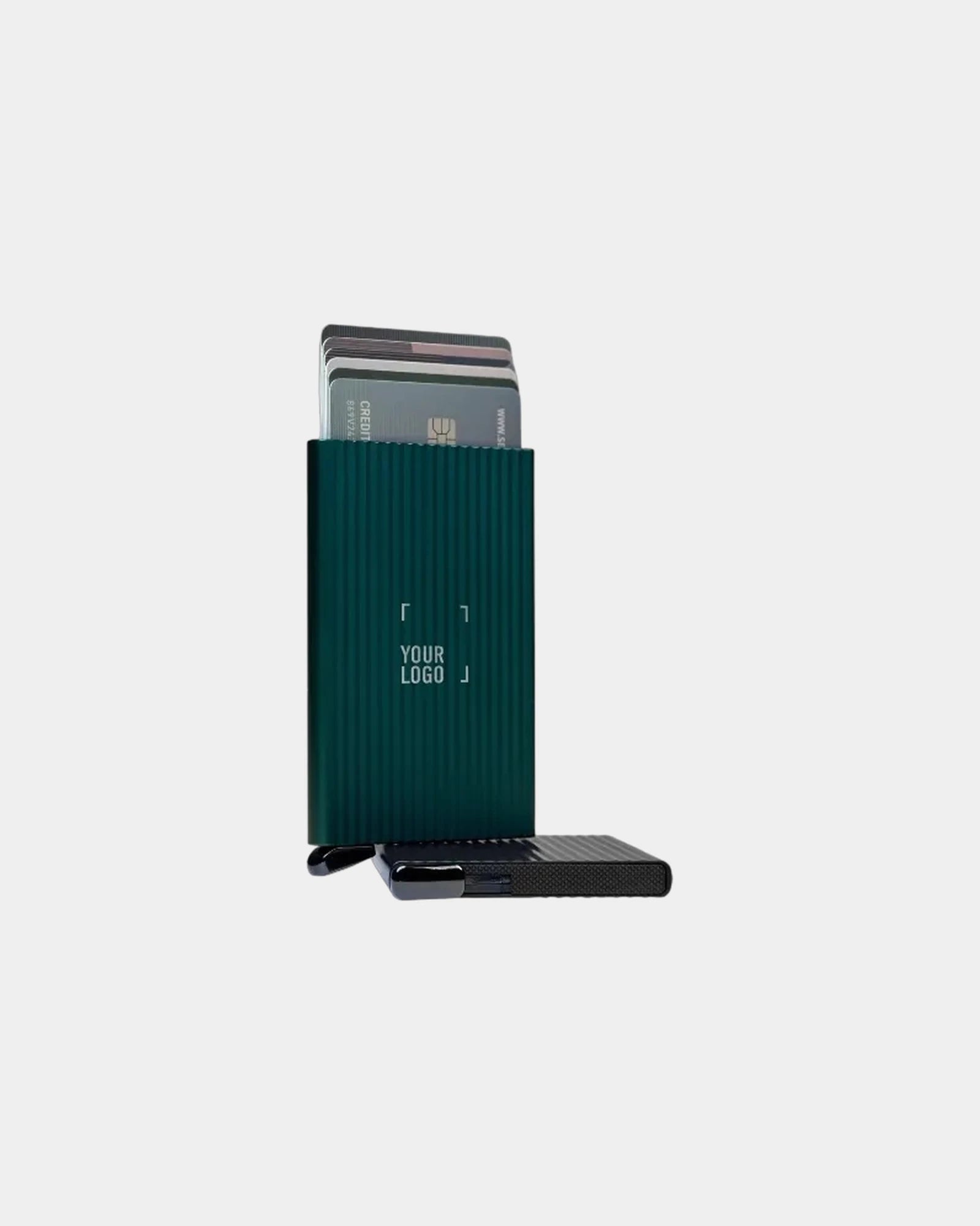 Custom aluminum Secrid Cardprotector+ Fluted Premium - Black