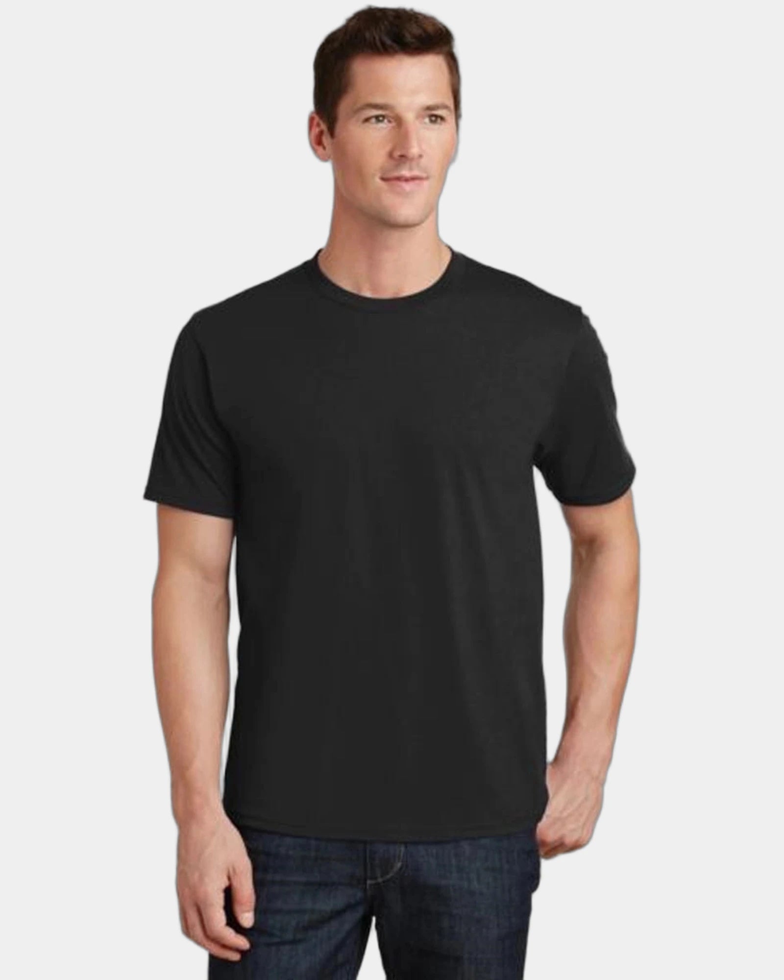 Custom cotton fan favorite tee for sports teams - Jet Black