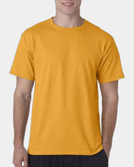 Custom 6.1 oz heavyweight cotton tagless T-shirt - Gold