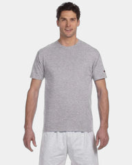 Custom 6.1 oz heavyweight cotton tagless T-shirt - Light Steel