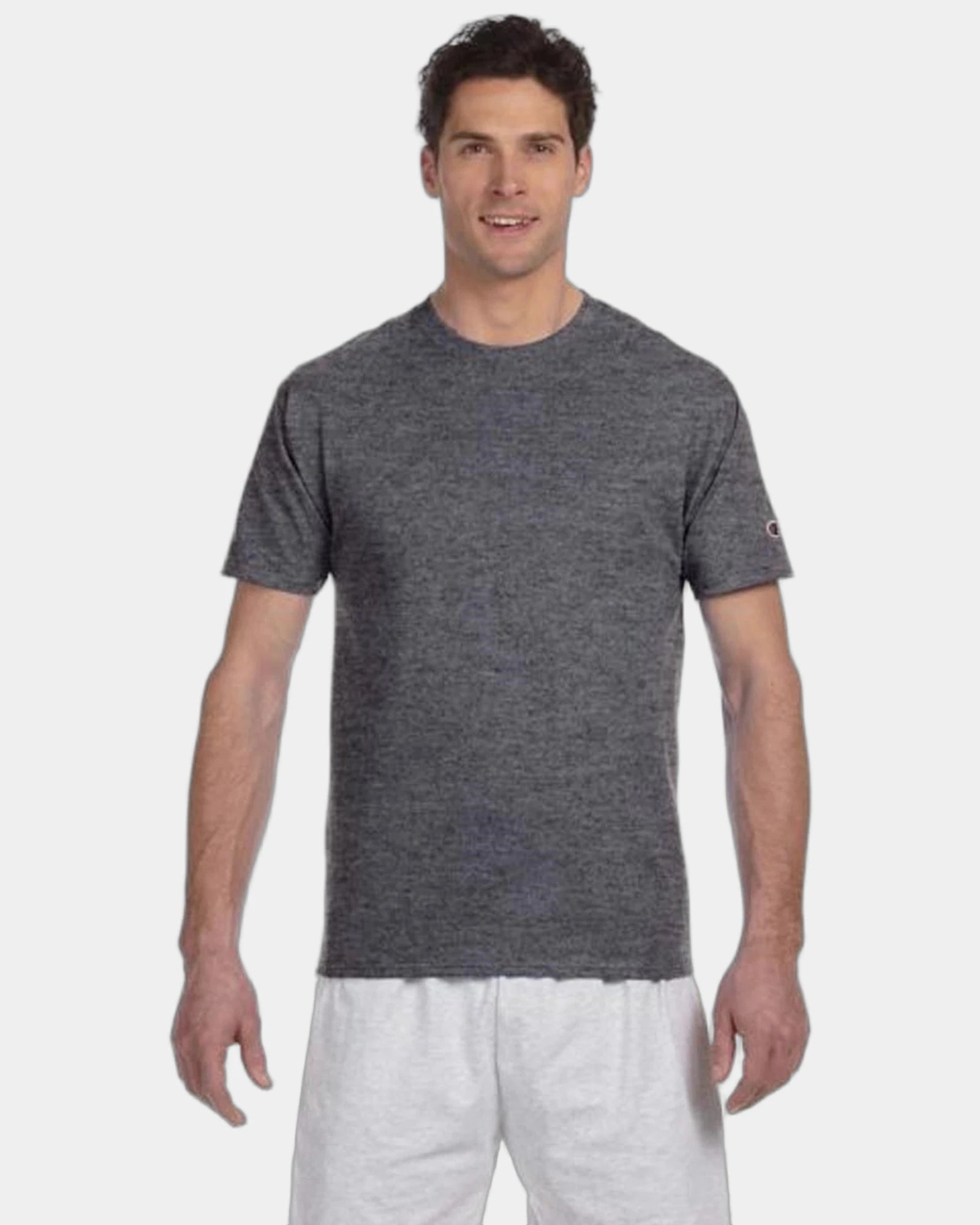 Custom 6.1 oz heavyweight cotton tagless T-shirt - Ash Gray