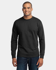 Custom long sleeve core blend tee 5.5 oz - Jet Black