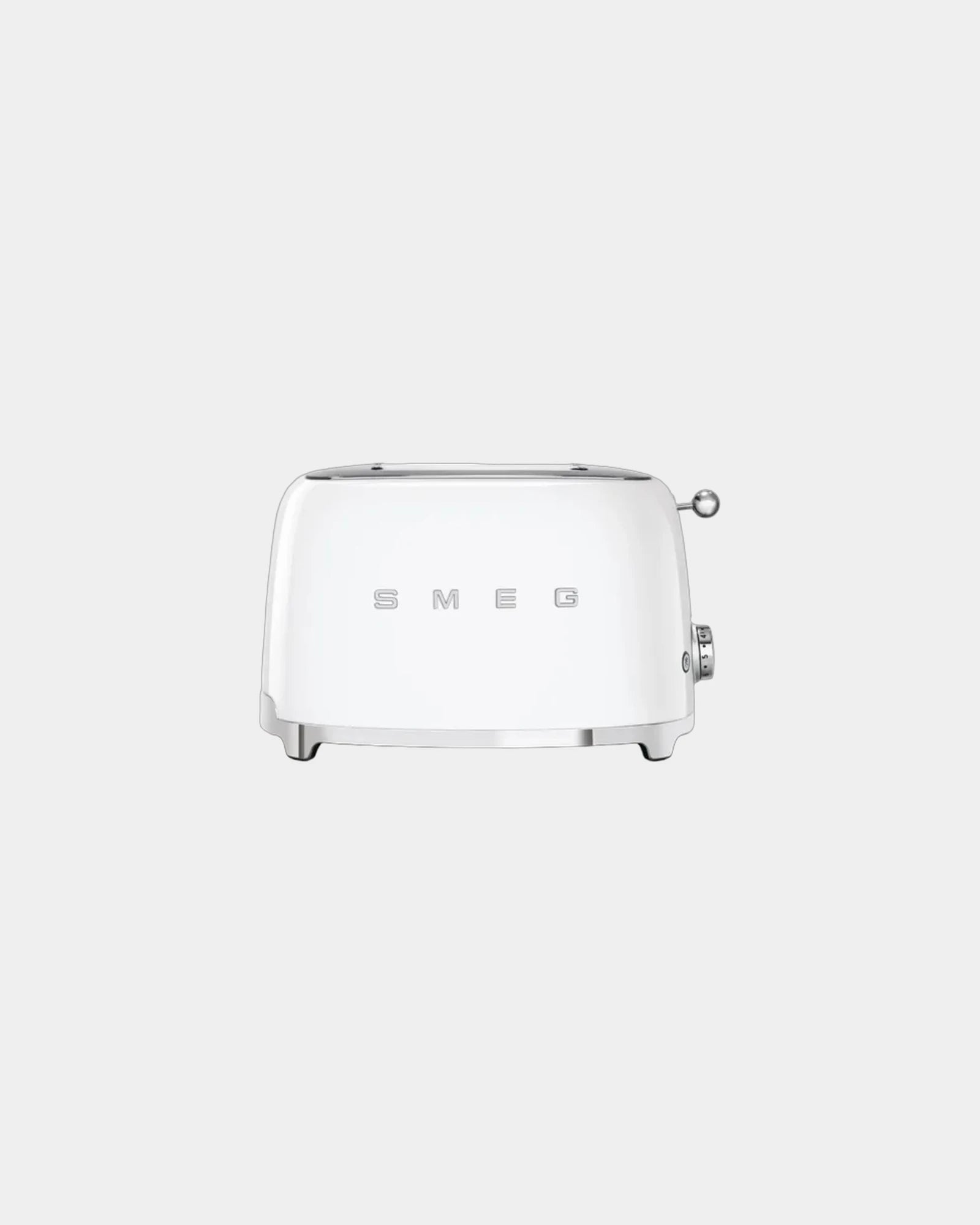 Custom 2-slice toaster with self-centering racks - White Glossy