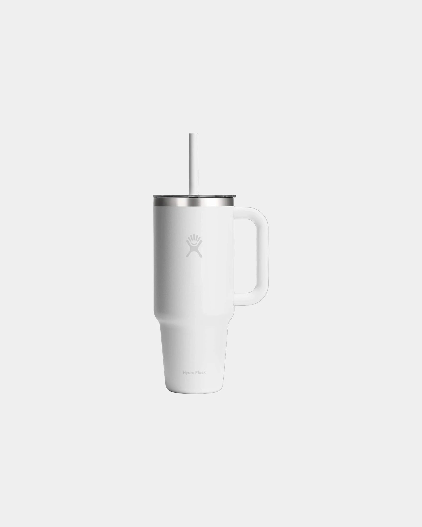 Custom stainless steel Hydro Flask 40 oz travel tumbler - White
