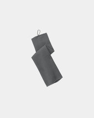 Custom microfiber golf towel Port Authority waffle - Deep Smoke